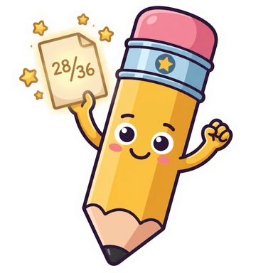 Essay score badge